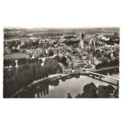 MEAUX: vue d'ensemble vue aérienne 10X15 - très bon état