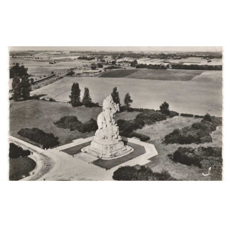 MEAUX: mémorial américain Frederick Mac Monnin Stat Thomas Hastings arch vue aérienne 10X15 - état