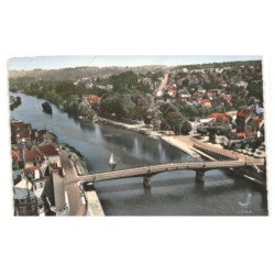 MEAUX: le marché couvert vue aérienne 10X15 - état
