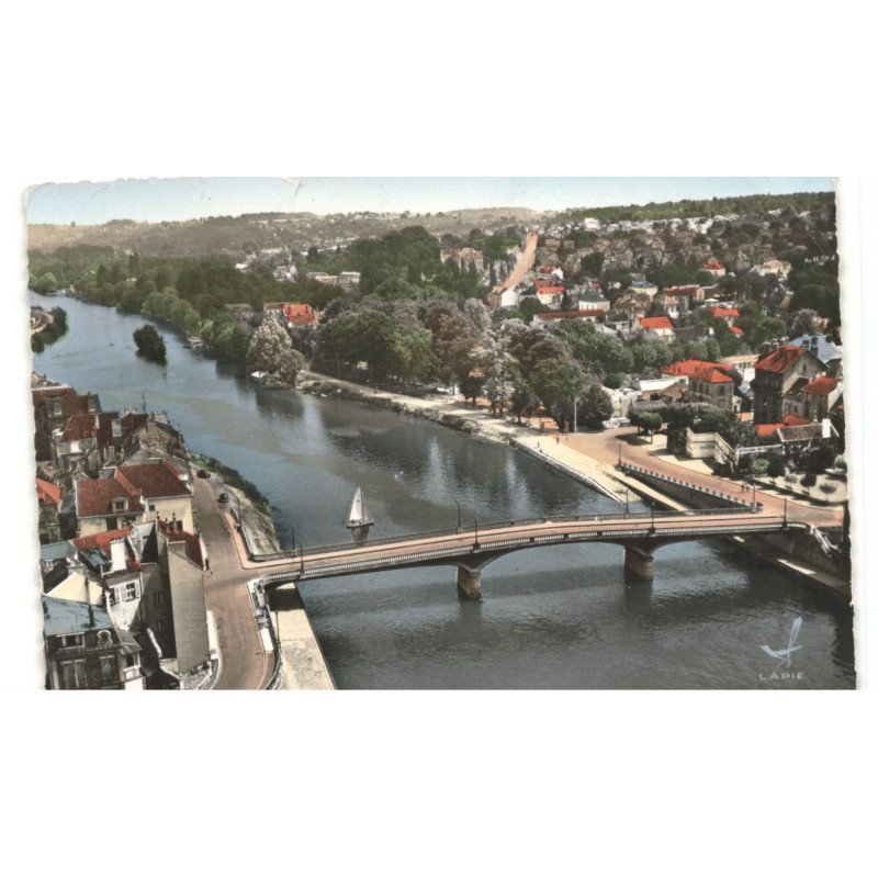 MEAUX: le marché couvert vue aérienne 10X15 - état