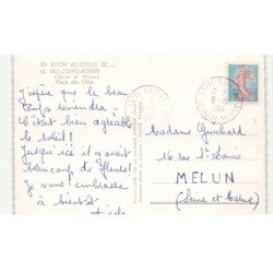 BRIE-COMTE-ROBERT: place des fêtes vue aérienne 10X15 - très bon état