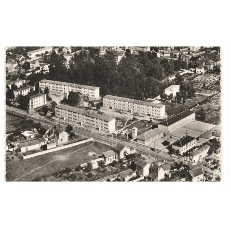 DAMMARIE-les-LYS: avenue foch, nouvelles écoles vue aérienne 10X15 - très bon état
