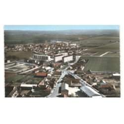 BRAY-sur-SEINE: les H.L.M. et le village de mousseaux-les-bray vue aérienne 10X15 - très bon état