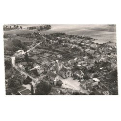 COMBS-la-VILLE: place de l'église vue aérienne 10X15 - très bon état