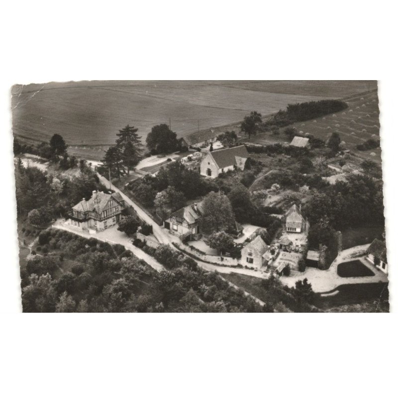 COCHEREL: haut cocherel vue aérienne 10X15 - très bon état