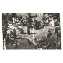 environs FONTENAY-TRESIGNY: château royal du vivier en brie ruines XIIIe et XIVe vue aérienne 10X15 - très bon état