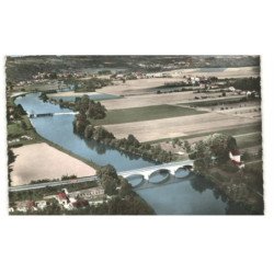 SAACY-sur-MARNE: vallée de la marne vue aérienne 10X15 - très bon état