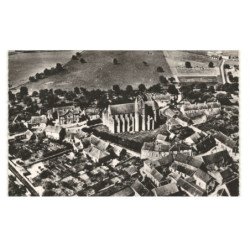 RAMPILLON: l'église saint-eliphe du XIIIe siecle classée monument historique vue aérienne 10X15 - très bon état