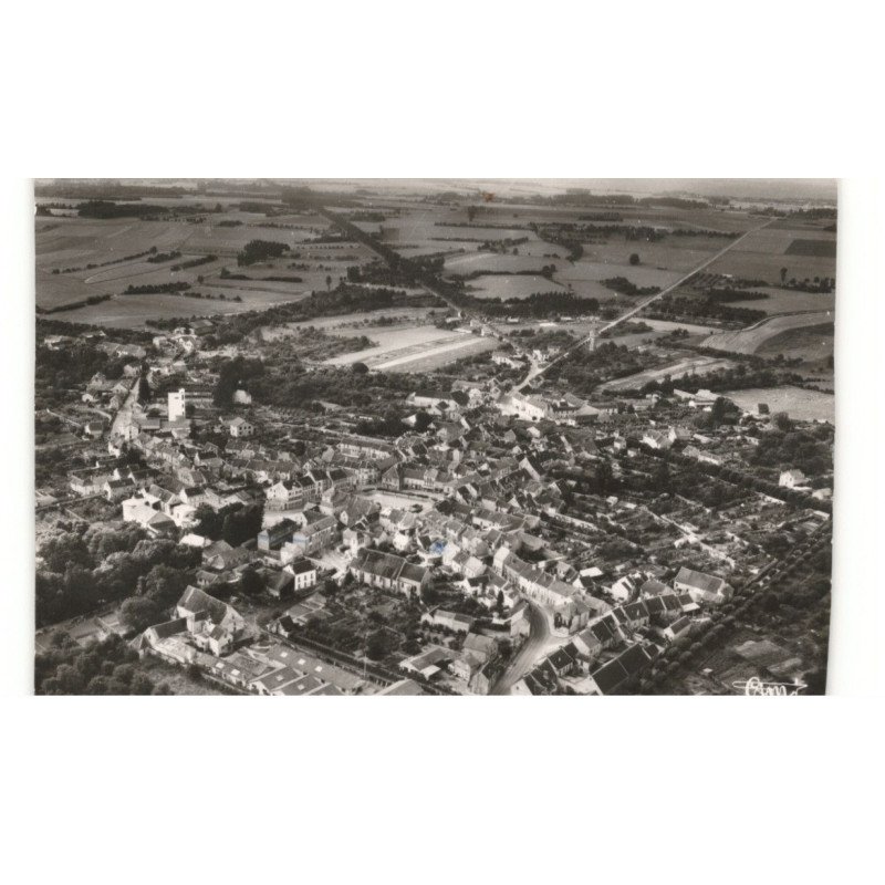 REBAIS: vue panoramique vue aérienne 10X15 - très bon état