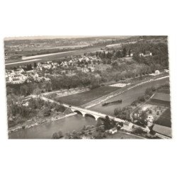 MERY-sur-MARNE: vallée de la marne vue aérienne 10X15 - très bon état
