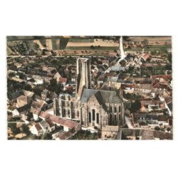 LARCHANT: l'église saint-mathurin vue aérienne 10X15 - très bon état