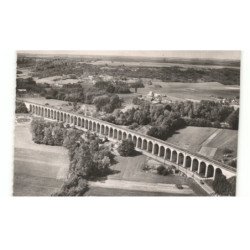LONGUEVILLE: viaduc dénommé viaduc de Besnard vue aérienne 10X15 - très bon état