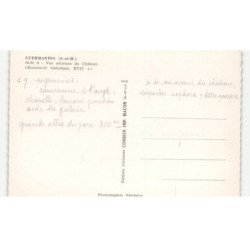 GUERMANTES: château monument historique XVIIe siècle vue aérienne 10X15 - très bon état
