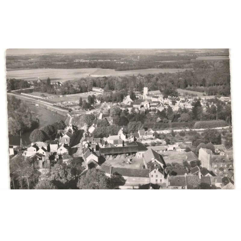 GERMIGNY-L'EVEQUE: vue générale vue aérienne 10X15 - très bon état
