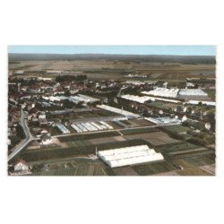 GRISY-SUISNES: capitale de la rose briarde, les serres vue aérienne 10X15 - très bon état