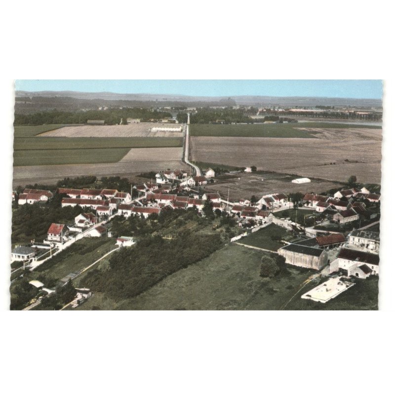 GRISY: vue générale vue aérienne 10X15 - très bon état