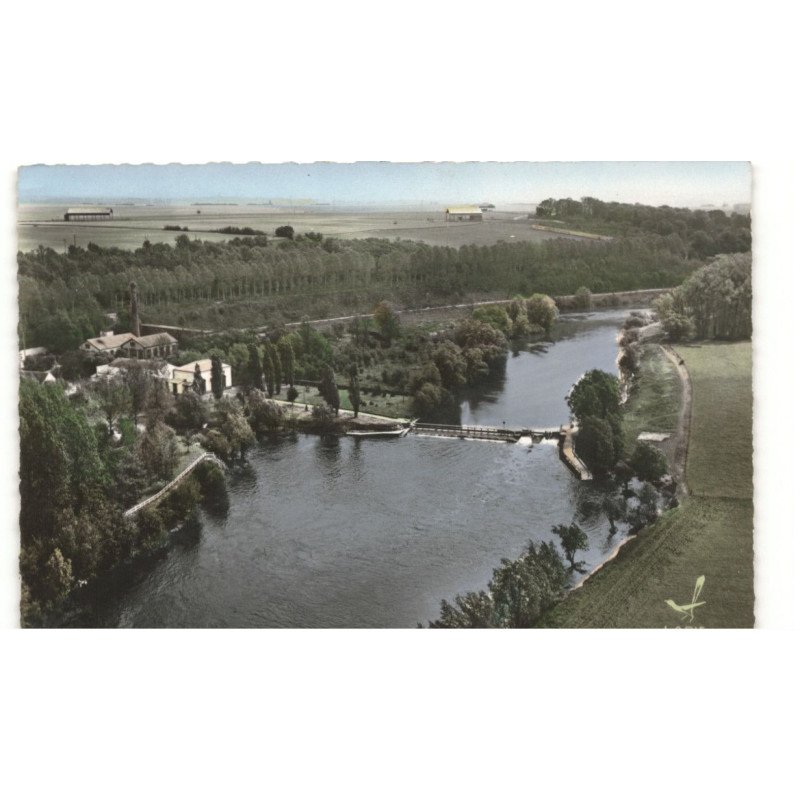 TRIBALDOU: le barrage vue aérienne 10X15 - tès bon état