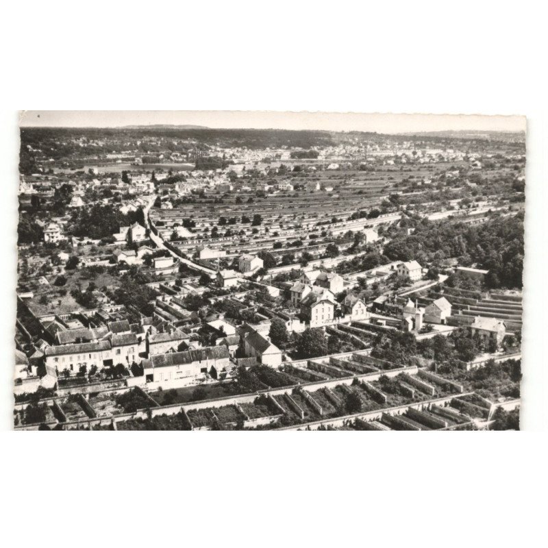 THOMERY: vue générale, les murs vue aérienne 10X15 - tès bon état