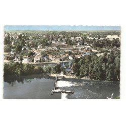 SAMOIS-sur-SEINE: le barrage vue aérienne 10X15 - état