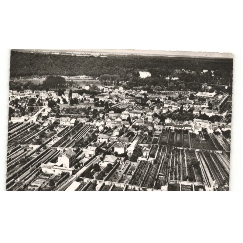 THOMERY: vue générale vue aérienne 10X15 - tès bon état