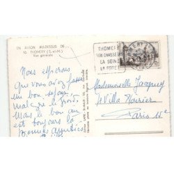 THOMERY: vue générale vue aérienne 10X15 - tès bon état