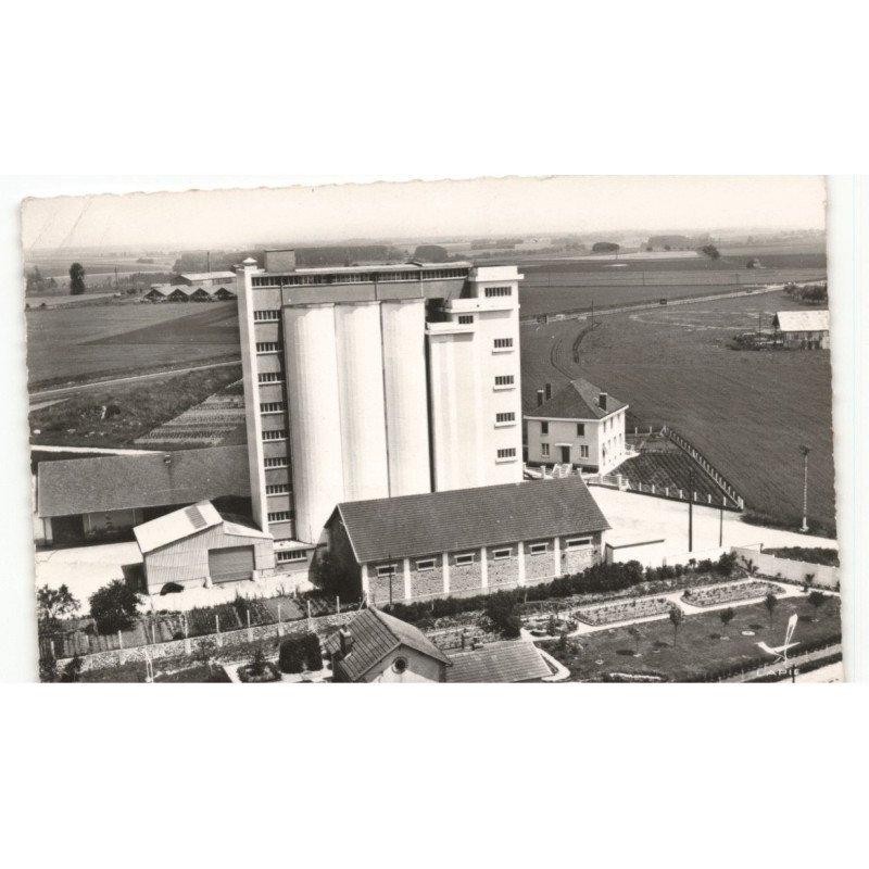 ROZAY-en-BRIE: les silos vue aérienne 10X15 - tès bon état