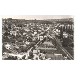 MONTRY: quartier de la gare vue aérienne 10X15 - très bon état