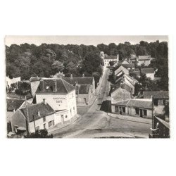 NANDY: l'église et vue panoramique vue aérienne 10X15 - très bon état