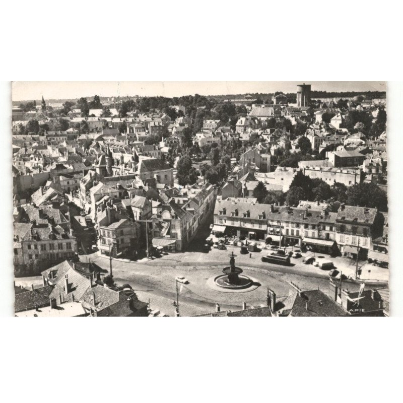 MELUN: place saint-jean vue aérienne 10X15 - état