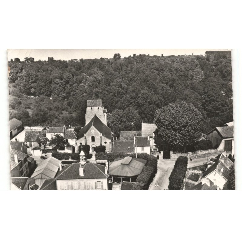 GOUVERNES: église saint-germain vue aérienne 10X15 - très bon état