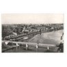 FONTAINE-le-PORT: le pont et la seine vue aérienne 10X15 - très bon état
