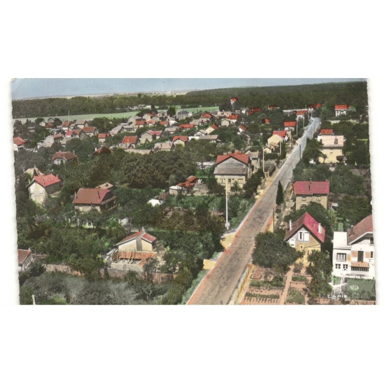 PONTAULT-COMBAULT: avenue de pontault vue aérienne 10X15 - très bon état