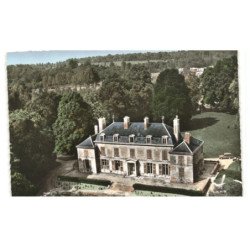 CROUY-sur-OURCQ: château de champivert vue aérienne 10X15 - très bon état