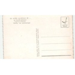 CLAYE-SOUILLY: vue panonramique vue aérienne 10X15 - très bon état
