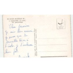 COULOMBS: vue panoramique vue aérienne 10X15 - très bon état