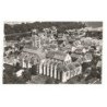 CHAMPCEAUX: la collégiale saint-martin, monument historique des XIIe et XIIIe siècle vue aérienne 10X15 - très bon état