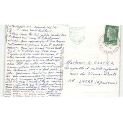 BLANDY-les-TOURS: vue générale du château féodal XIIIe et XVIe siècle vue aérienne 10X15 - très bon état