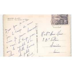 MONTRY: château vue aérienne 10X15 - très bon état