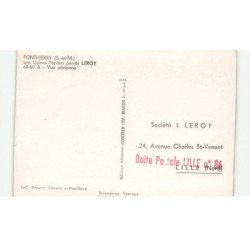 PONTHIERRY: les usines papiers peints Leroy vue aérienne 10X15 - très bon état