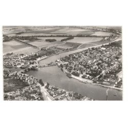 MONTEREAU: confluent de la seine et de l'yonne vue aérienne 10X15 - très bon état