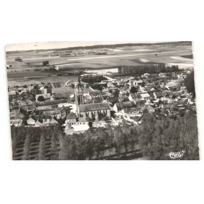 VIMPELLES: vue générale vue aérienne 10X15 - très bon état