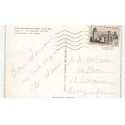 SAINTES-MARIES-de-la-MER: vue générale, les arènes, le casino vue aérienne 10X15 - très bon état