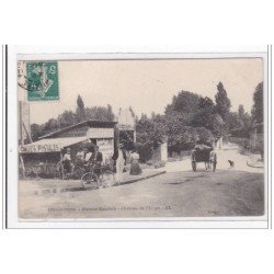 CHENNEVIERES : bureau beaudoin, chateau de l'etap, marchand, cartes postales - tres bon etat