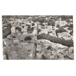 SALON: sur la rue de l'horloge, l'église saibt-laurentn l'horloge vue aérienne 10X15 - très bon état