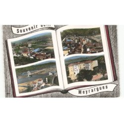MEYRARGUES: usine de conserves barbier-dauphin vieux meyrargues pont château vue aérienne 10X15 - très bon état