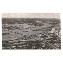 TARASCON: beaucaire, vue panoramique sur la vallée du rhône vue aérienne 10X15 - très bon état