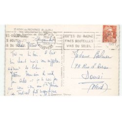 SAINT-REMY-de-PROVENCE: antiques les ruines romaines de glenum et le mont gossier vue aérienne 10X15 - très bon état