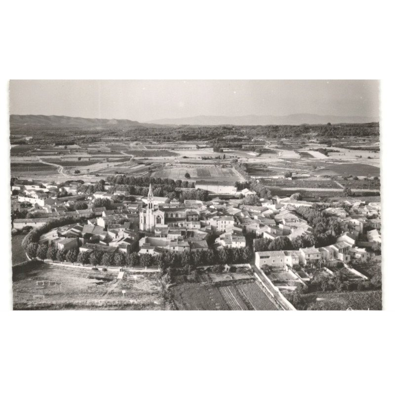 SAINT-CANNAT: la ville vue aérienne 10X15 - très bon état