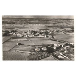 POUZOLS-MINERVOIS: vue panoramique vue aérienne 10X15 - très bon état