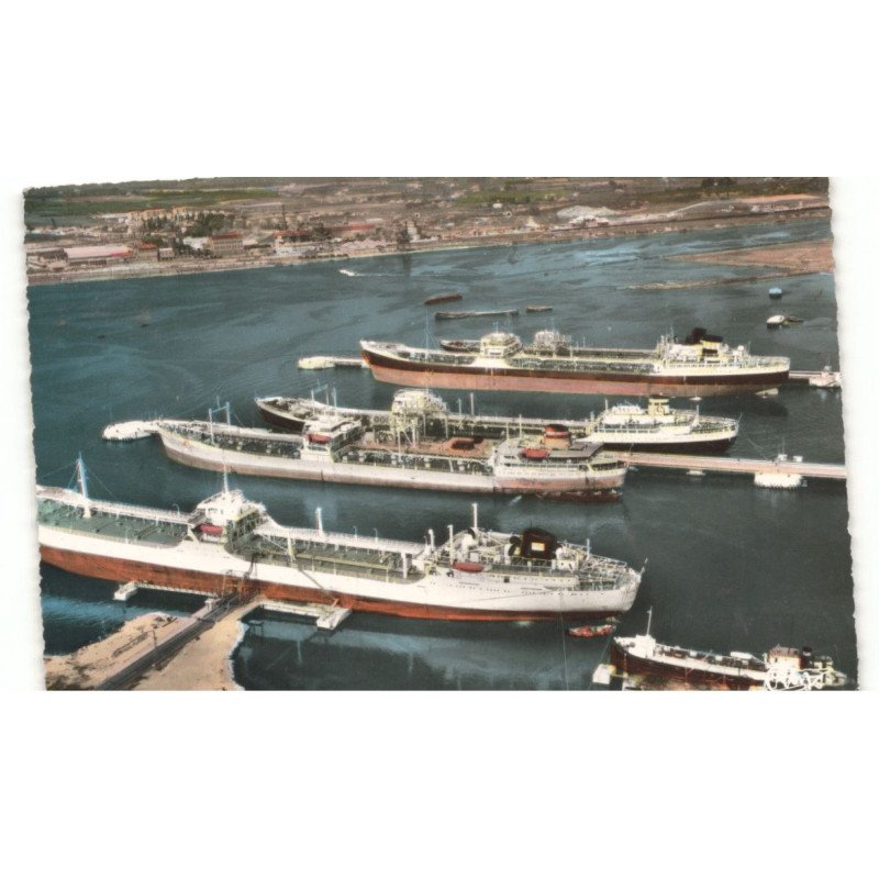 PORT-de-BOUC: port de lavera vue aérienne 10X15 - très bon état